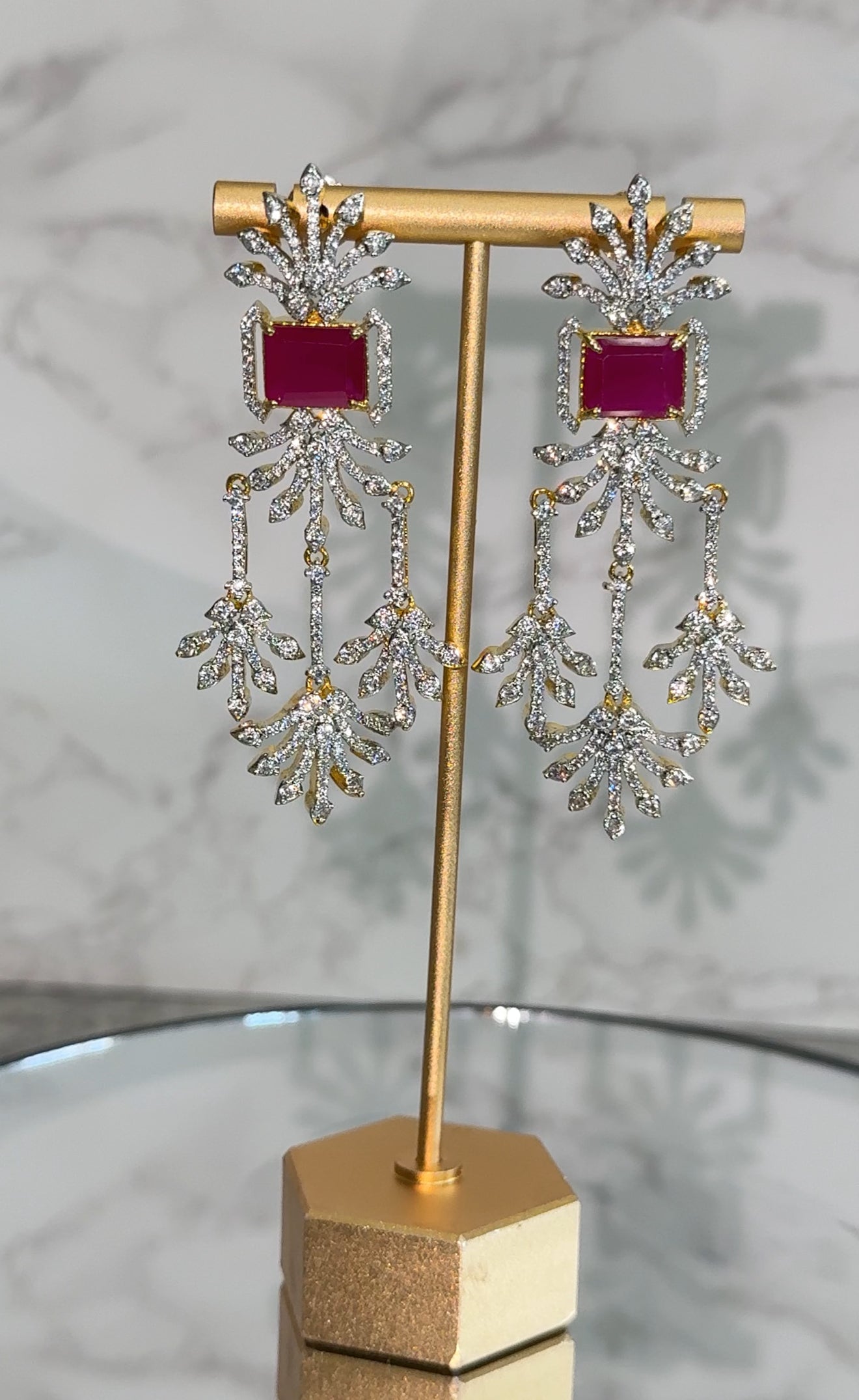 The Elena Indian two pcs earrings and necklace set