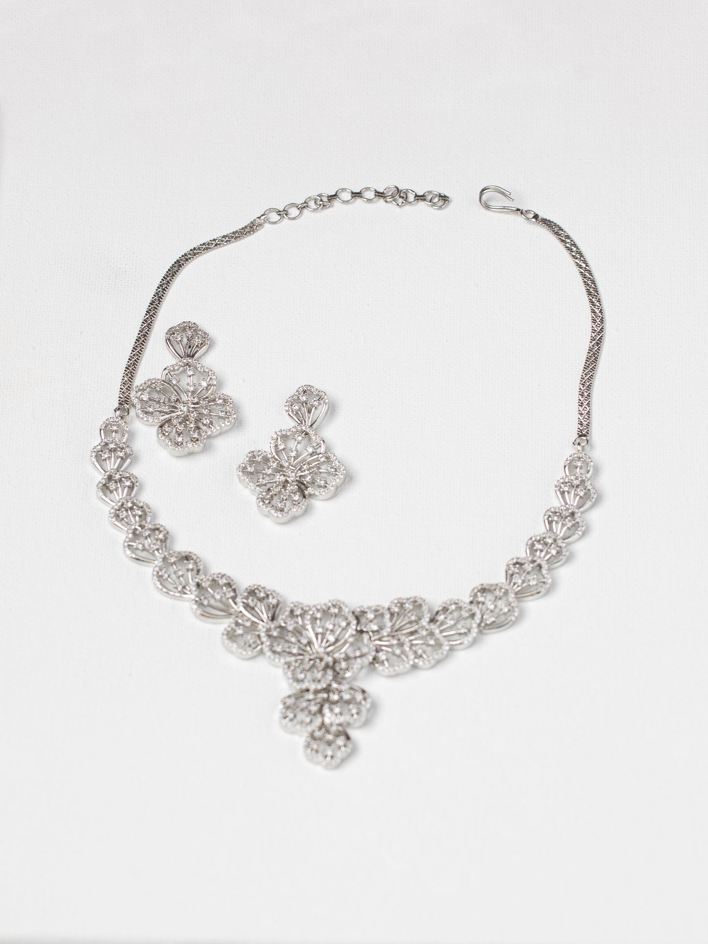 ZIYA CZ Earring and Necklace set