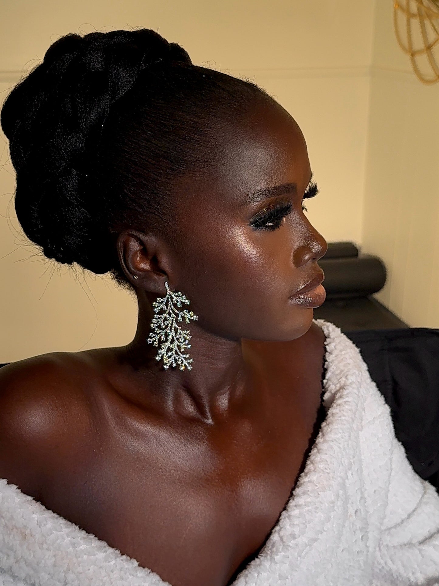 The Ameliè Diamond Frost Cascade Earrings