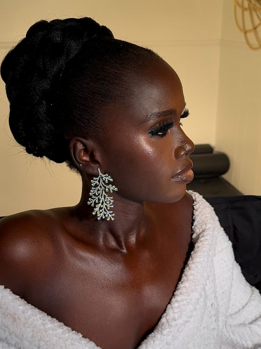 The Ameliè Diamond Frost Cascade Earrings