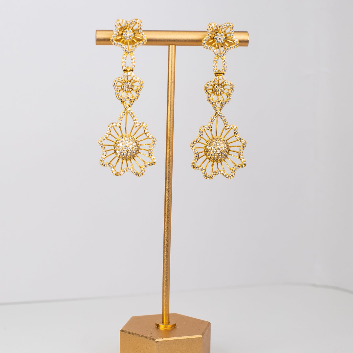 Veena Indian  CZ Earring