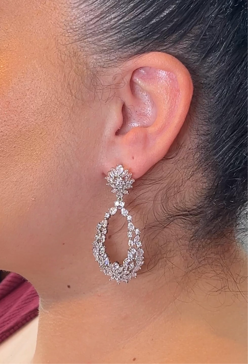 Patel CZ Bridal  earrings