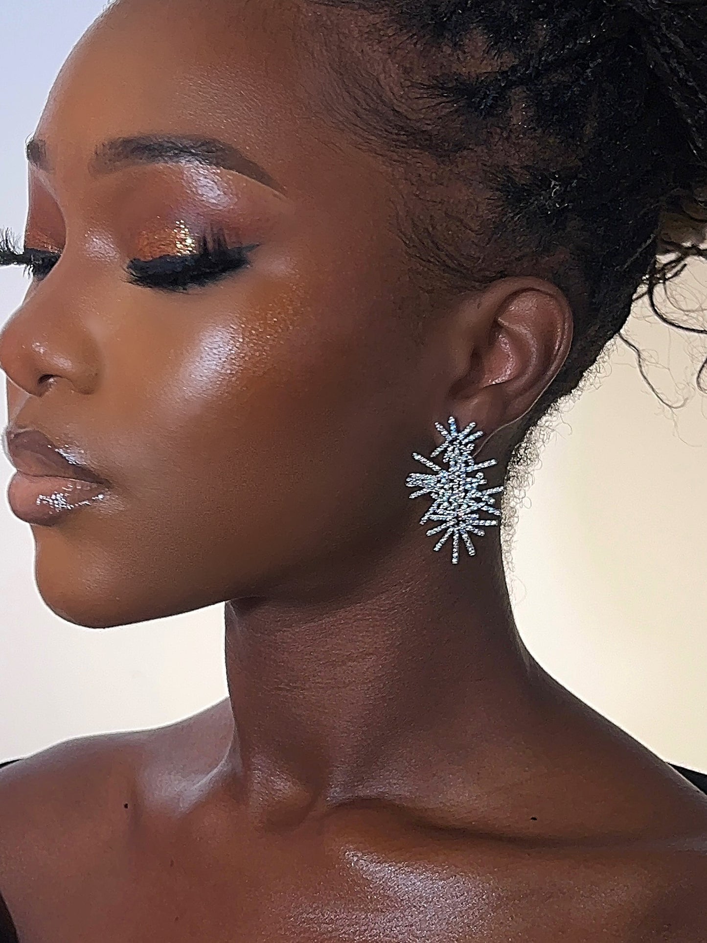 Onor Snowflake CZ Earrings