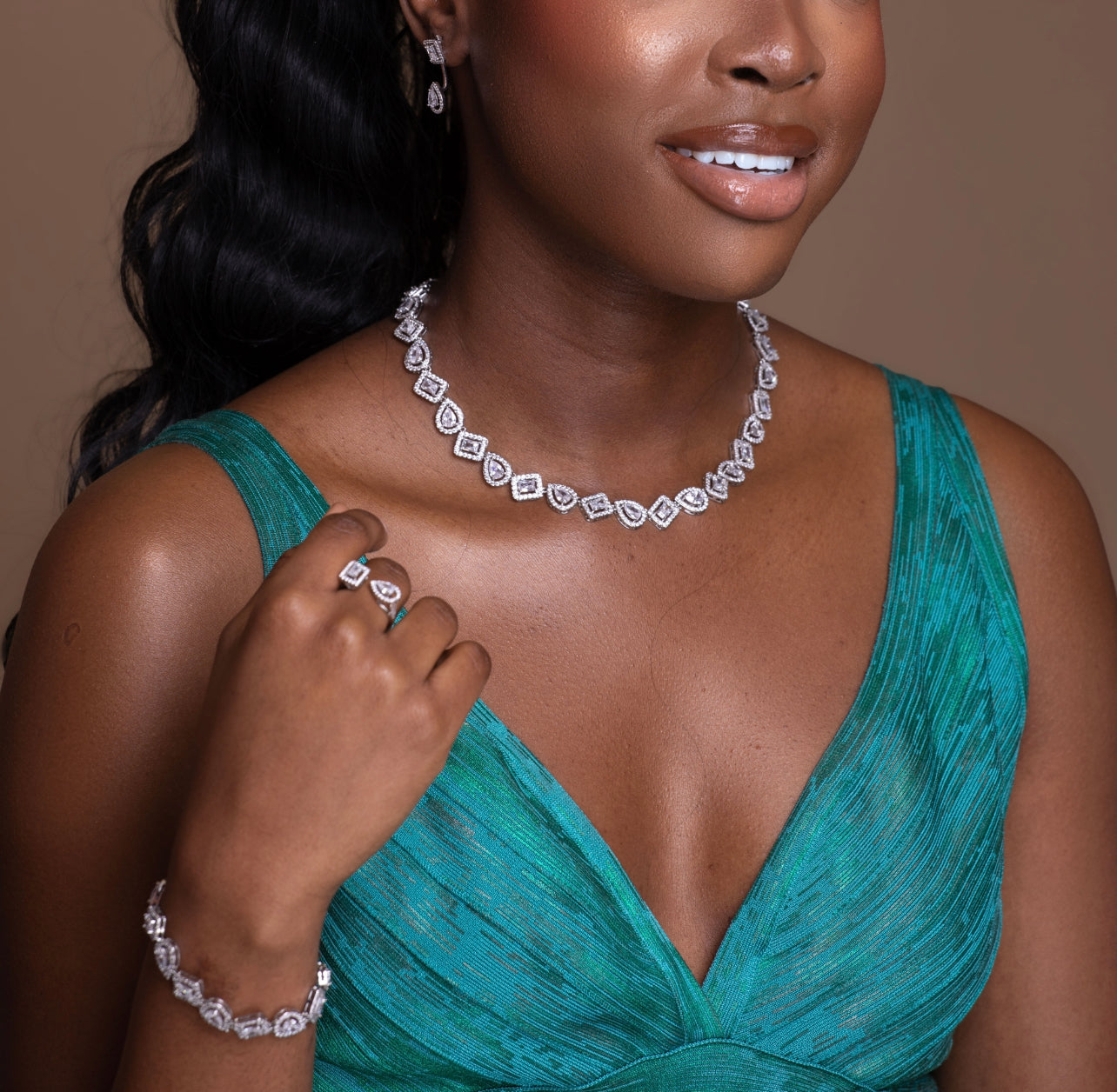 Jena 4pcs Jewelry CZ Set