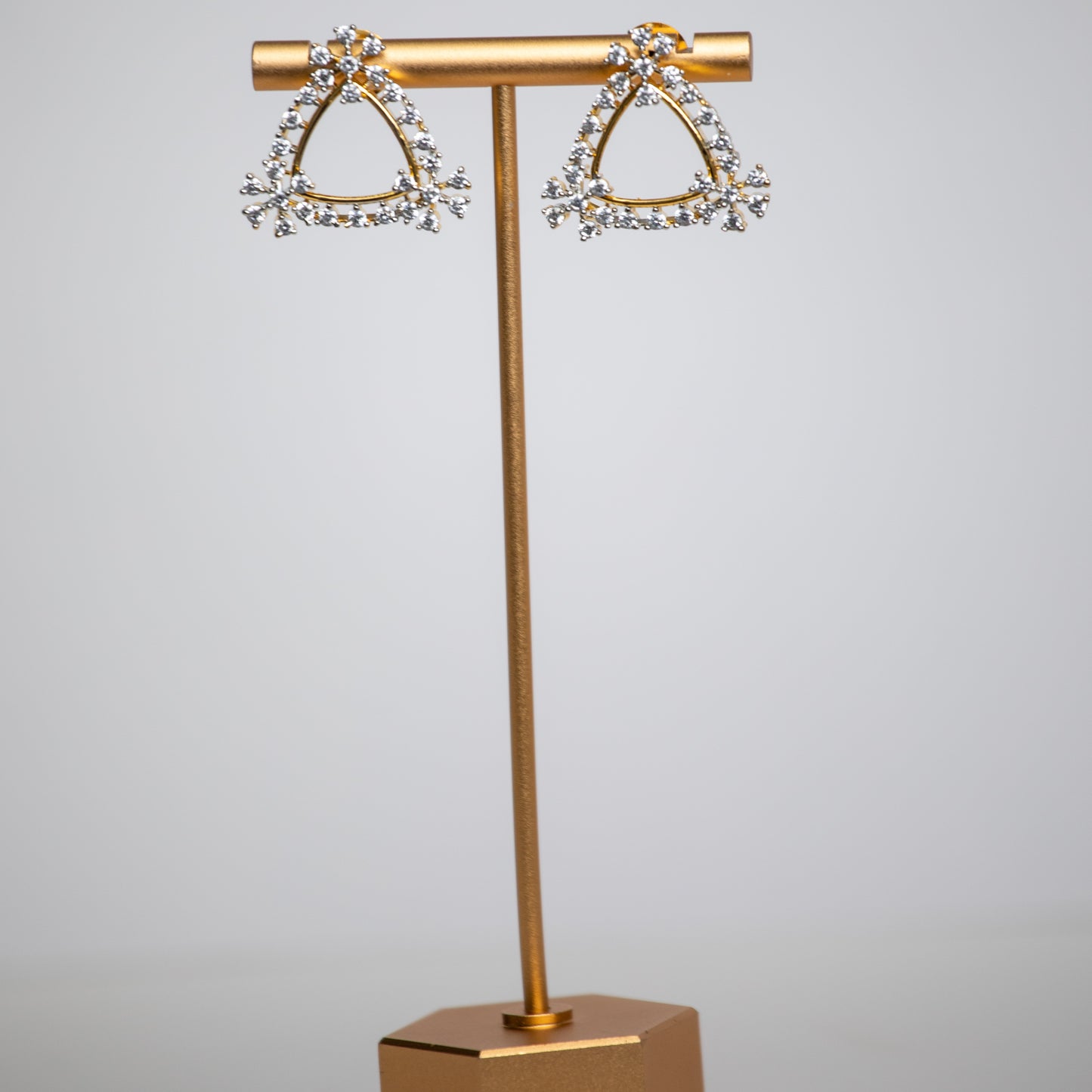 Rhea Indian CZ  Stud Earrings