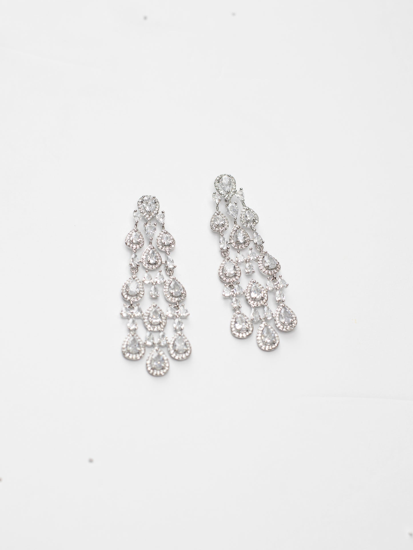 Salma Tassle CZ Earring