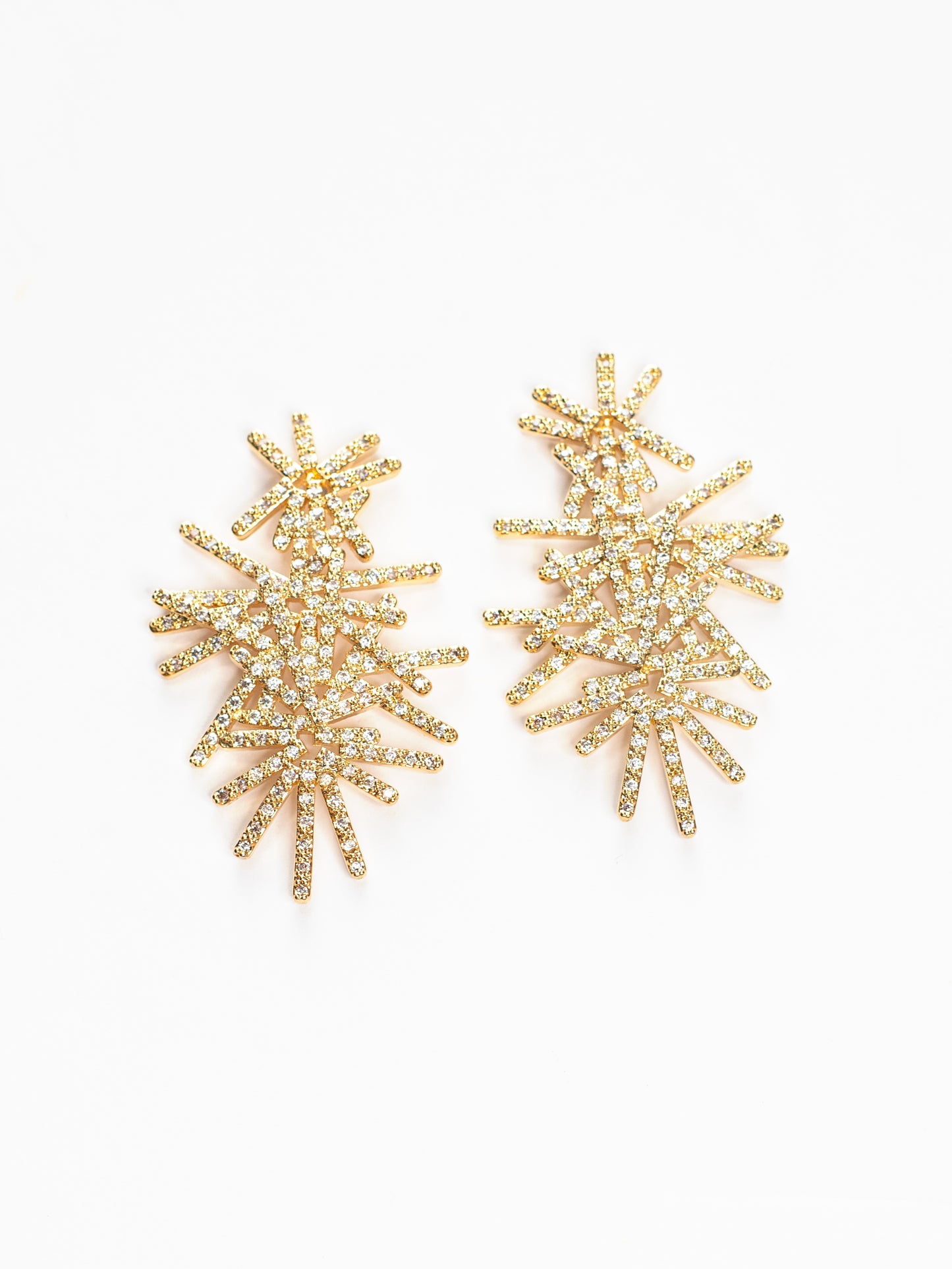 Onor Snowflake CZ Earrings