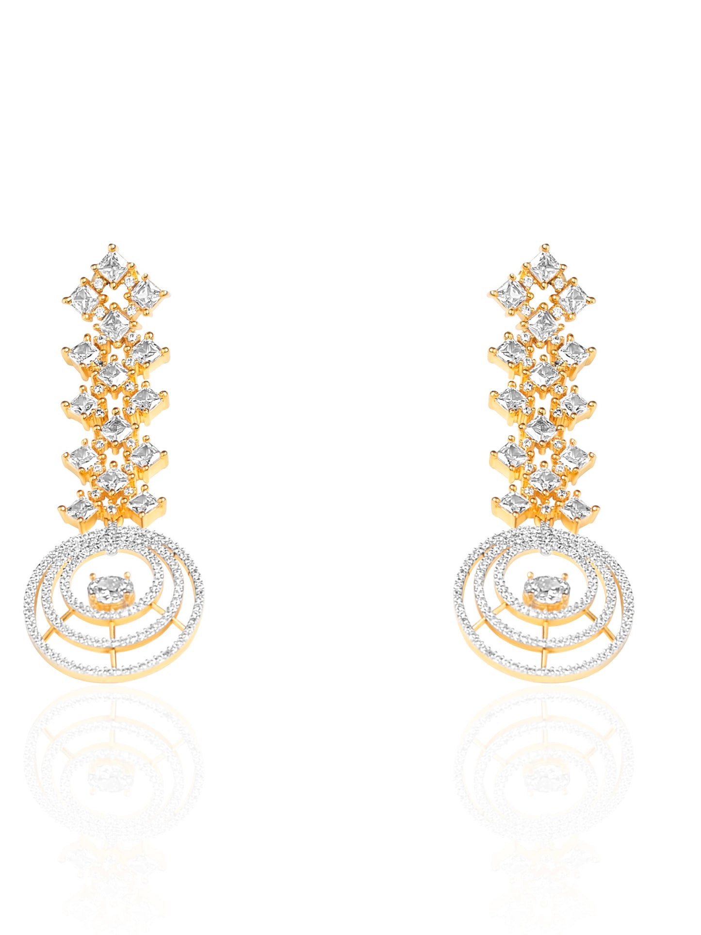 CHARVI Long Cz Earrings