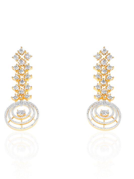 CHARVI Long Cz Earrings