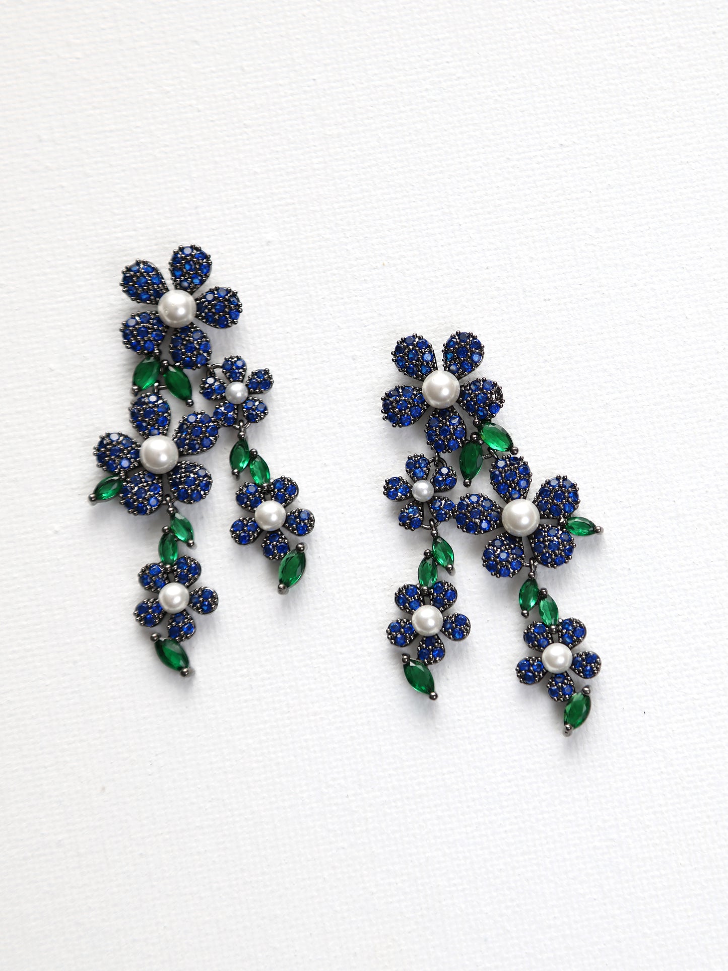 Émilienne Cz and pearls Earrings