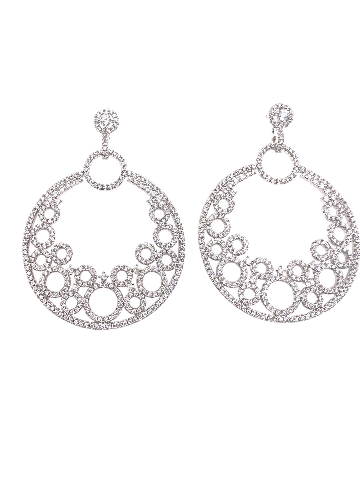 Alle CZ Bridal Earrings