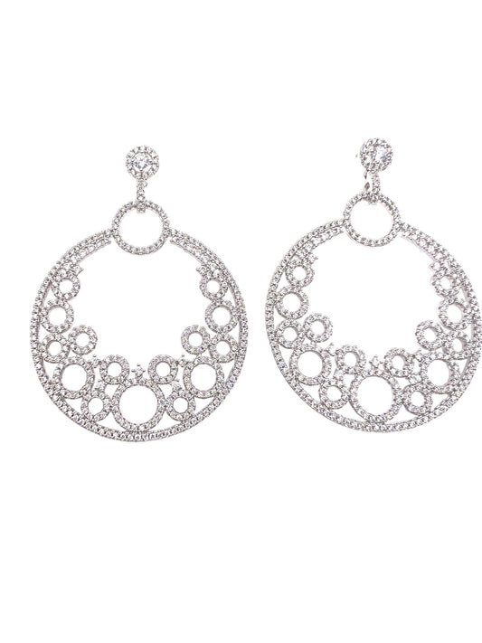 Alle CZ Bridal Earrings