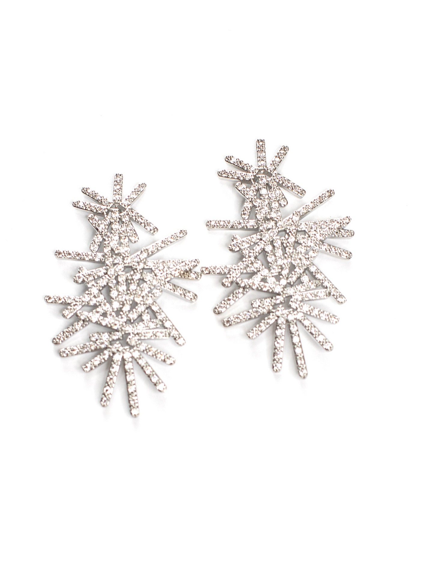 Onor Snowflake CZ Earrings