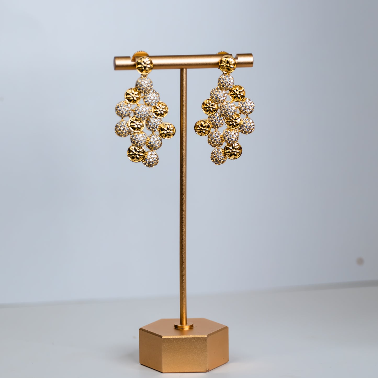 Ava Indian CZ earrings