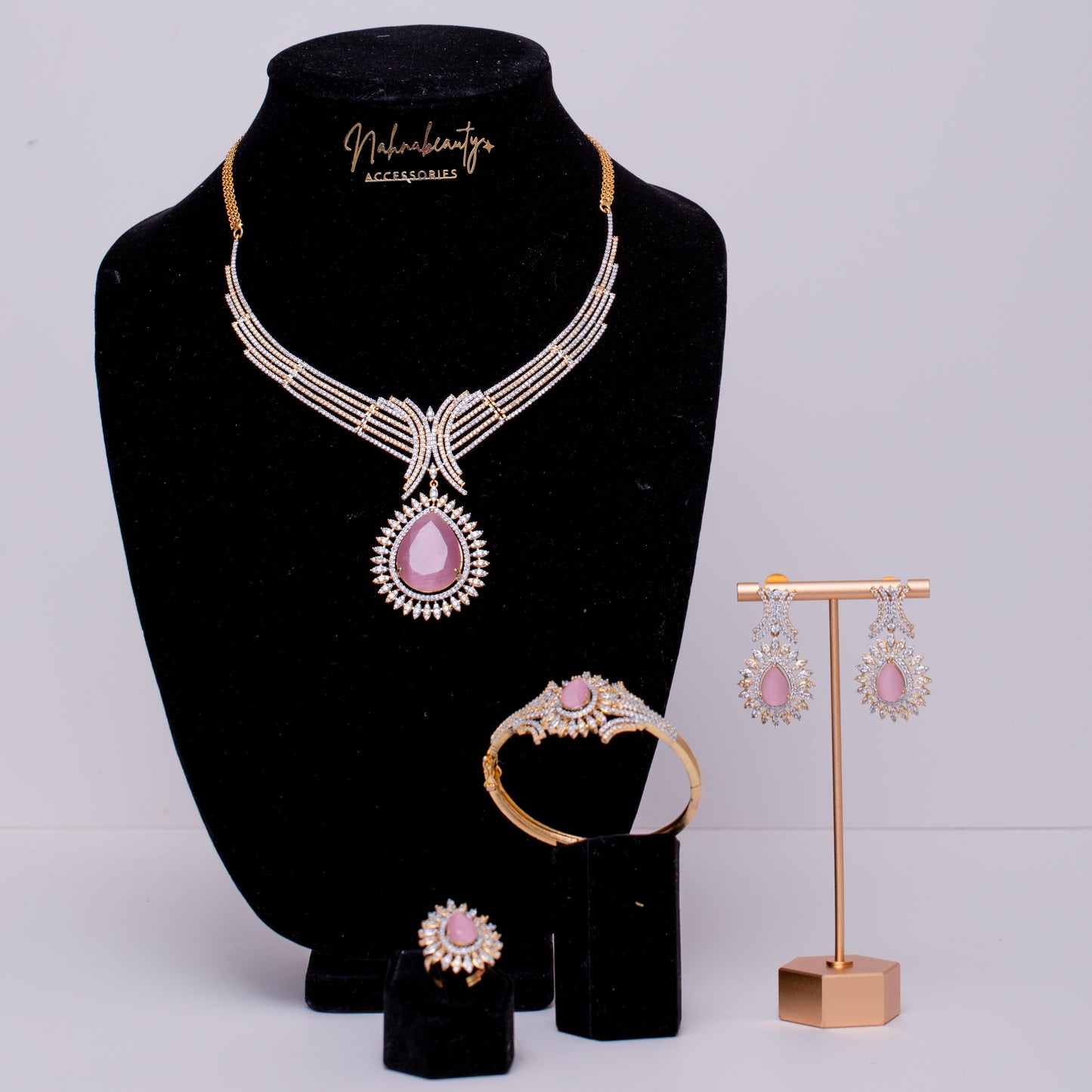 Leela Indian 4 Pcs 24k Plated Set