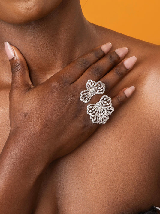 Ertha Double CZ Ring