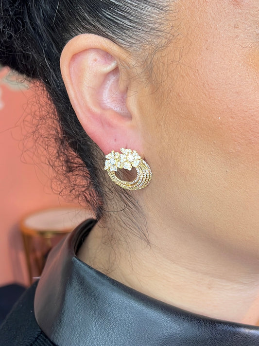 Tafi Small CZ stud  earrings