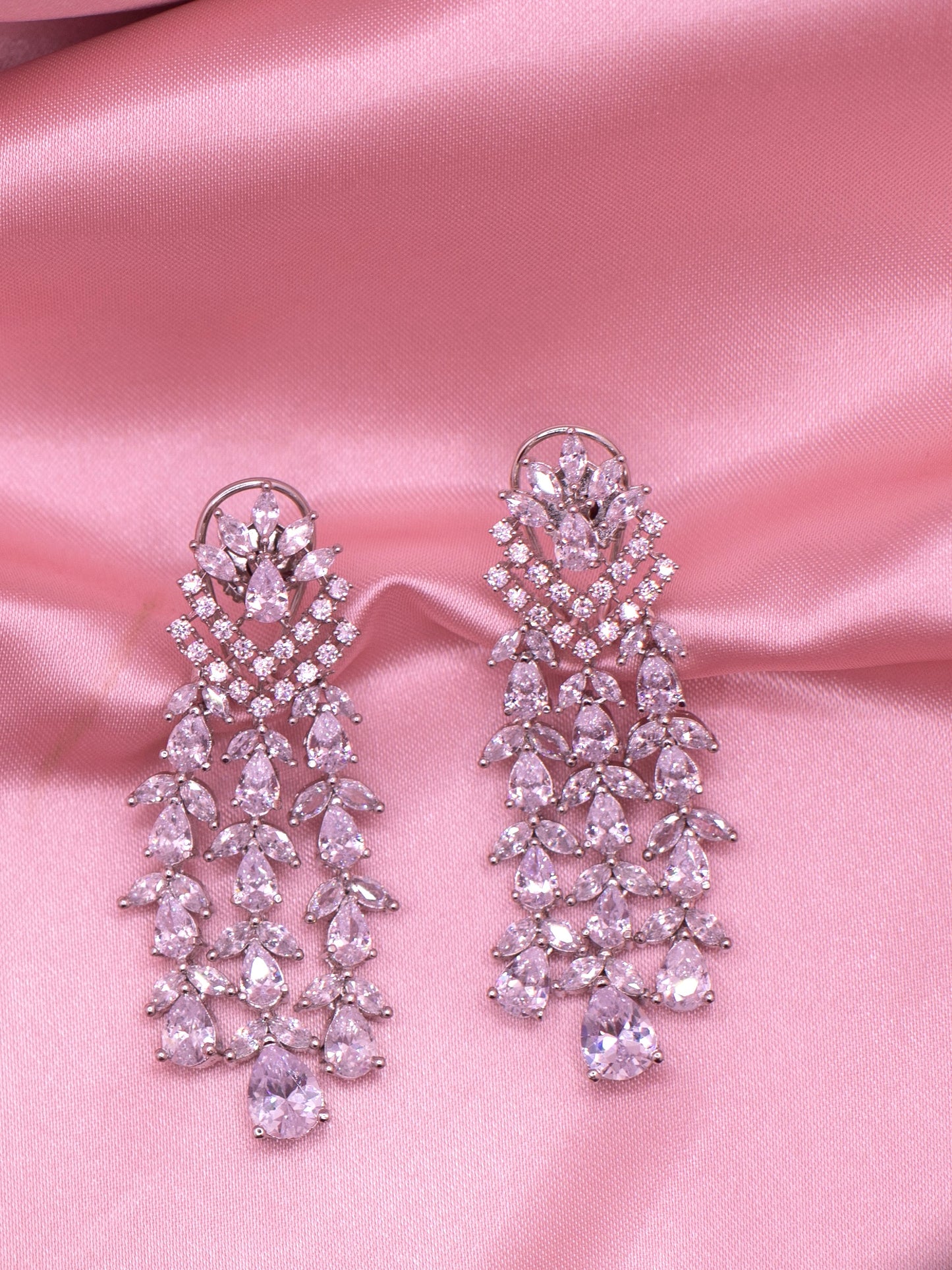 Ariva Indian CZ Earrings