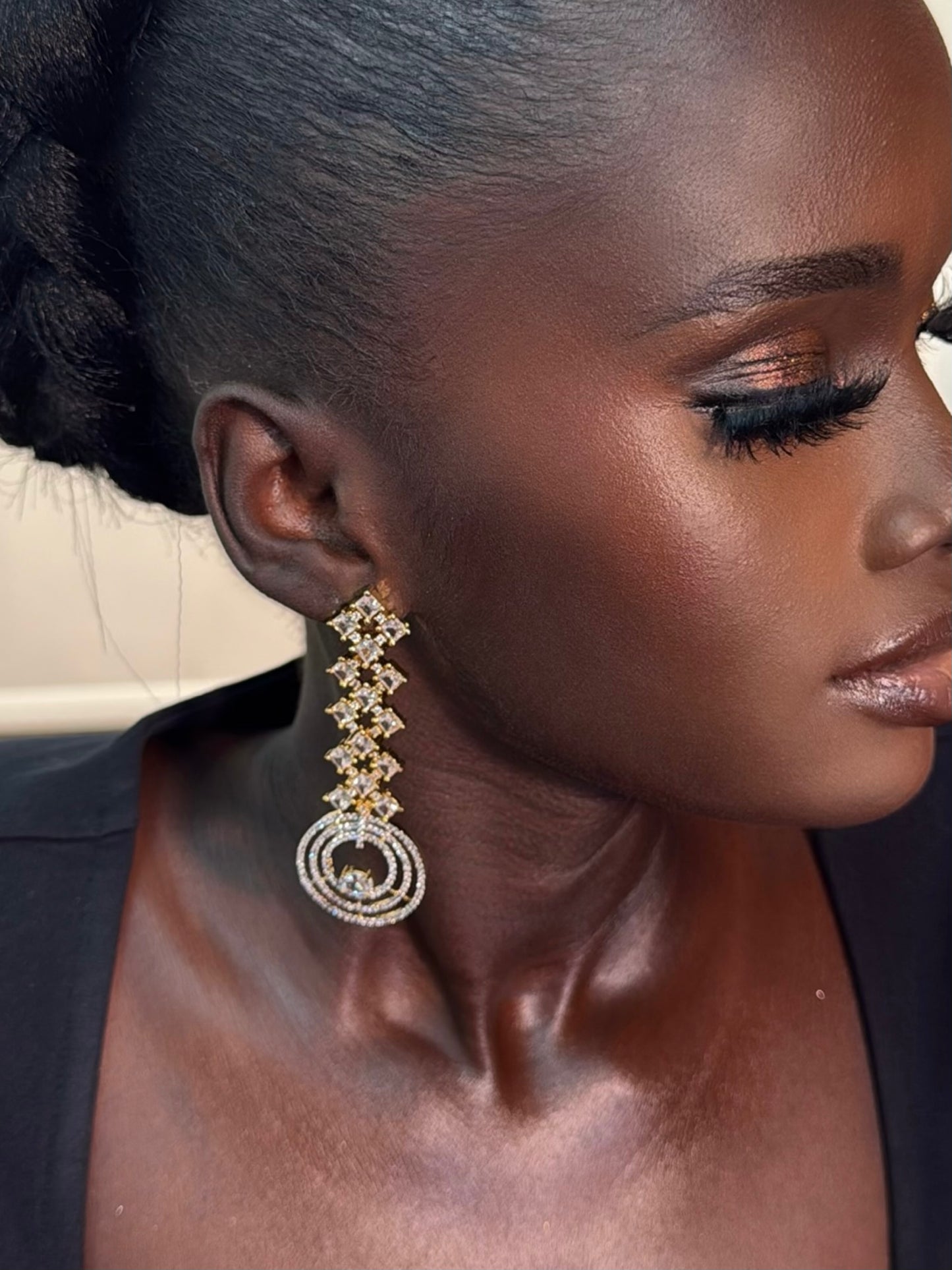 CHARVI Long Cz Earrings