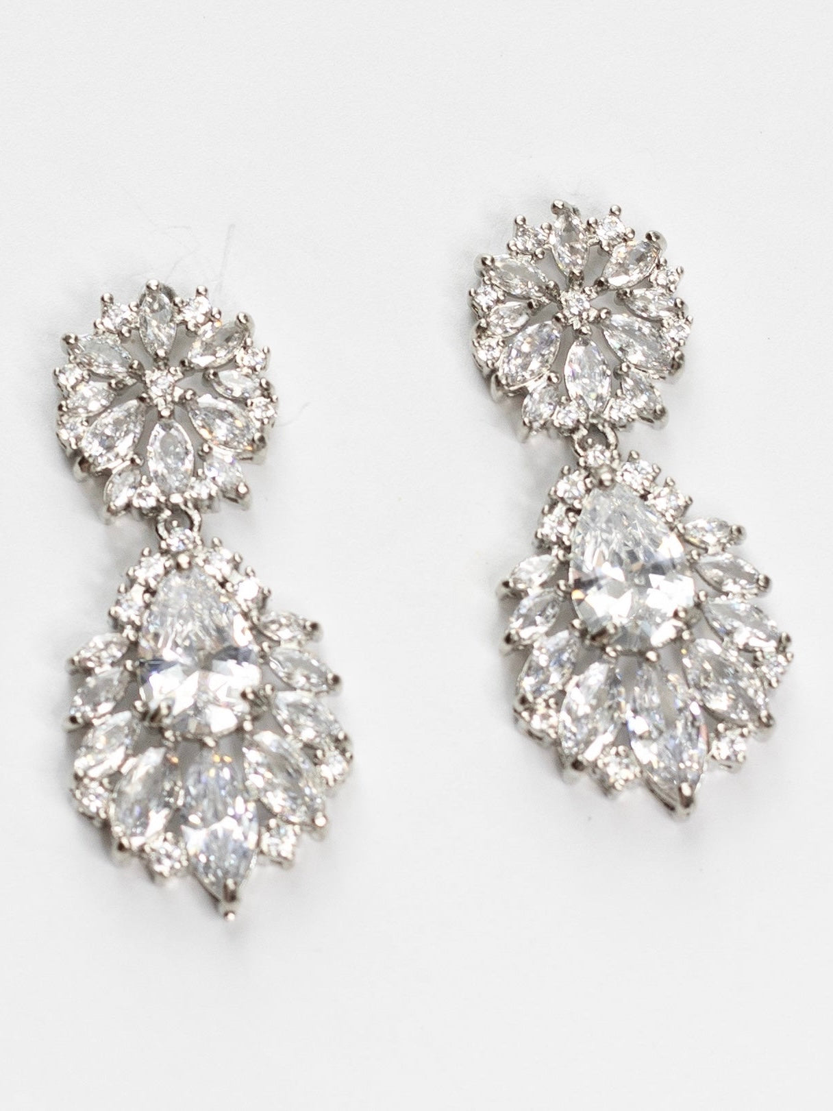 Mena CZ Drop Earrings