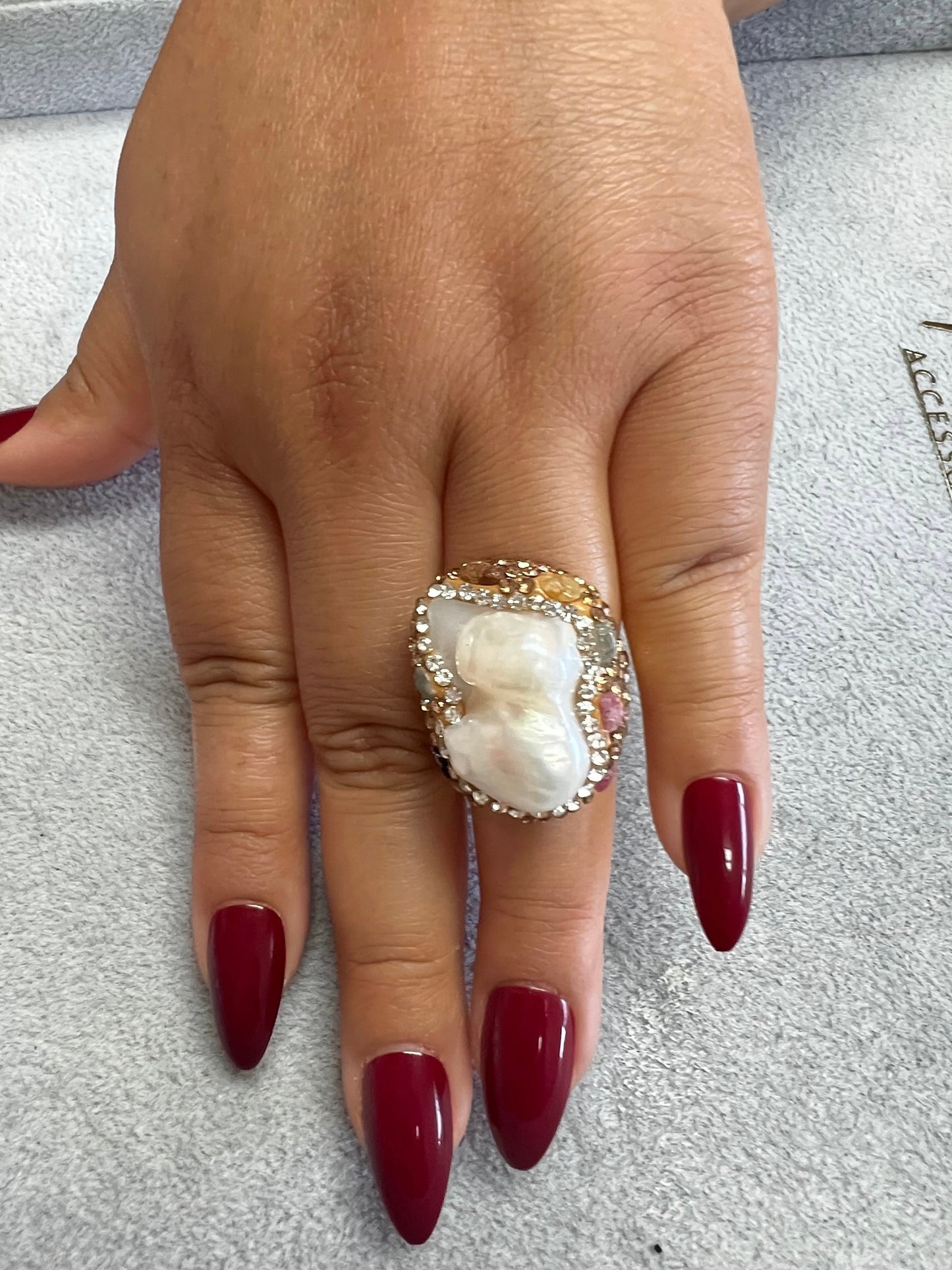 ELEANORA  Baroque Pearl Ring