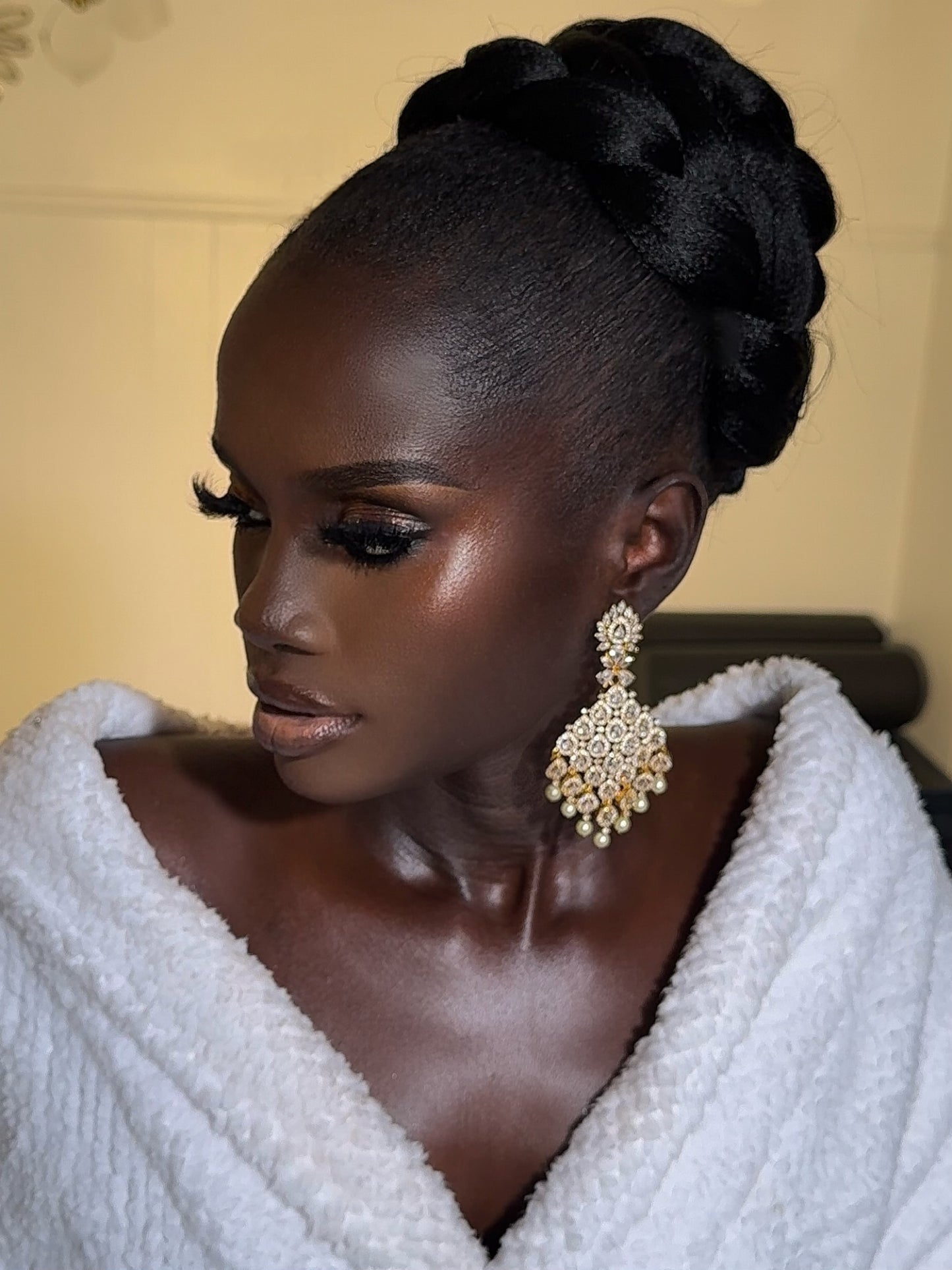 THE KAVYA LARGE TASSEL INDIAN EARRINGS