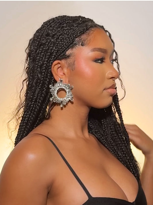 Aniyah Geometric shaped earrings