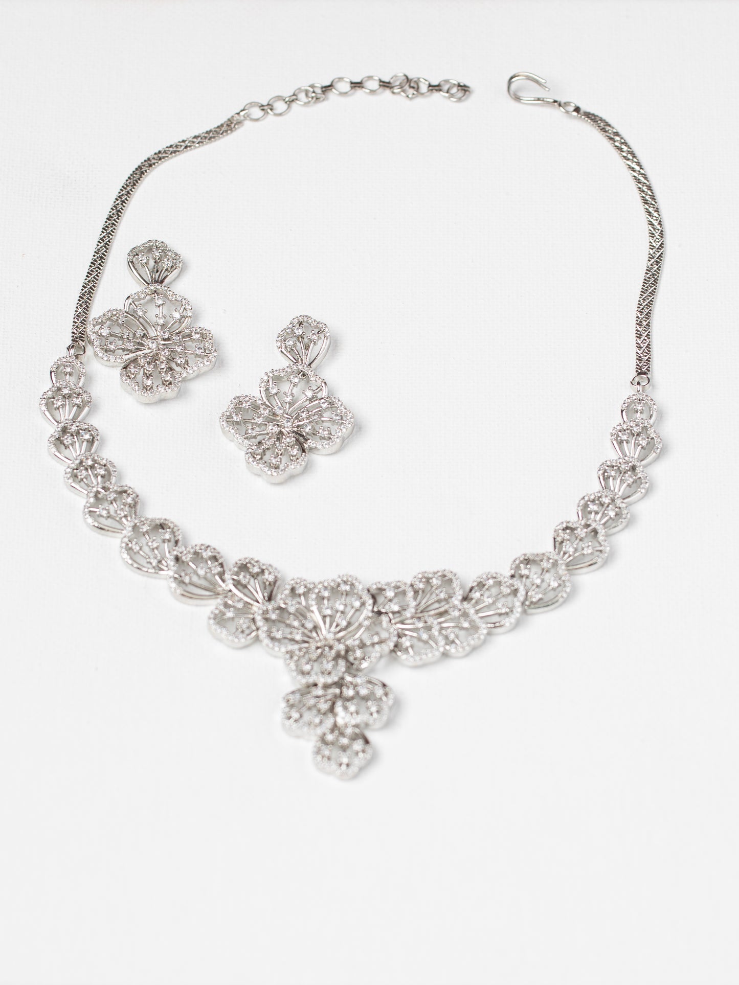 ZIYA CZ Earring and Necklace set