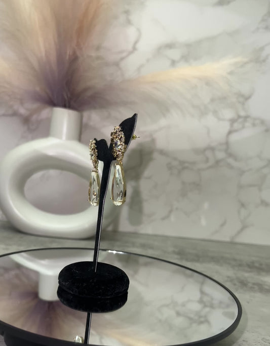 Tena Clear CZ  Earrings